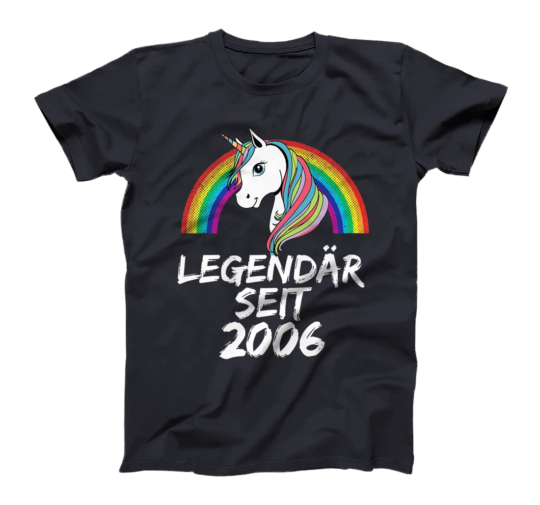 Legendär seit 2006 Einhorn & Regenbogen Lustiges T-Shirt, Kid T-Shirt and Women T-Shirt