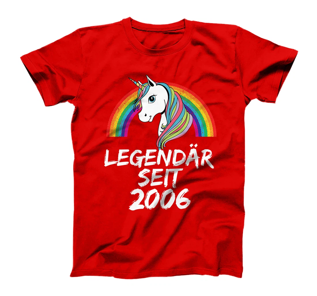 Legendär seit 2006 Einhorn & Regenbogen Lustiges T-Shirt, Kid T-Shirt and Women T-Shirt