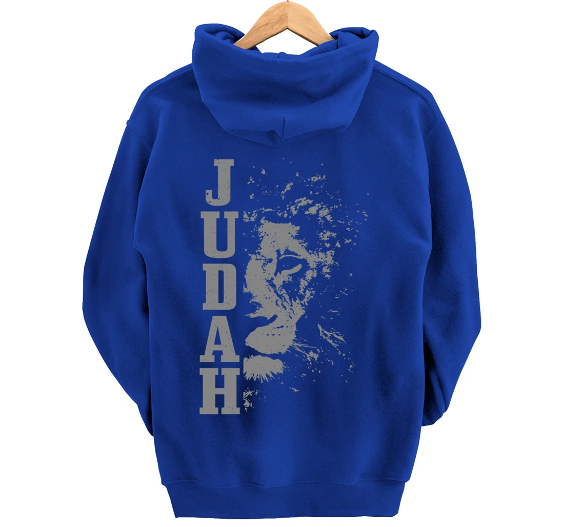 Judah Lion Israelite Vintage Men Women Reggae Israel Hebrew Pullover Hoodie
