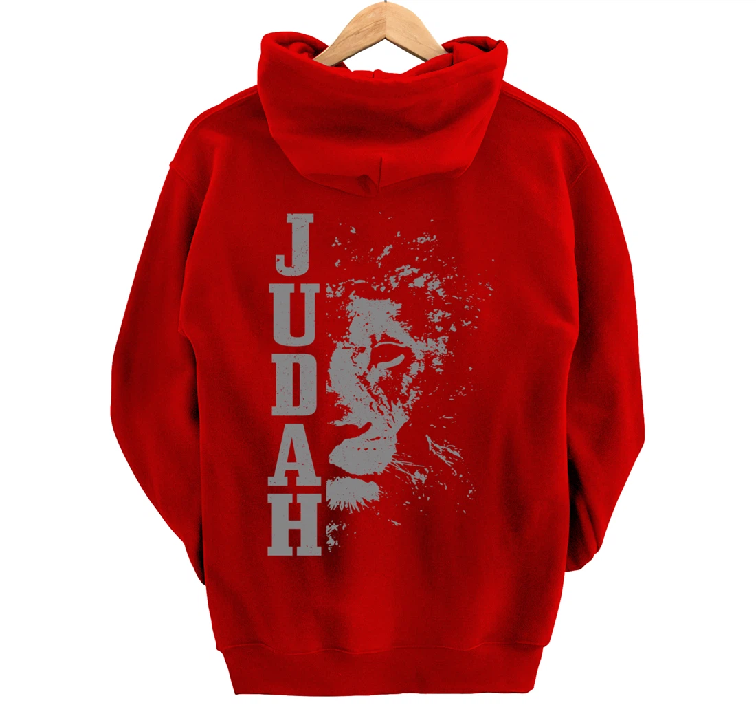 Judah Lion Israelite Vintage Men Women Reggae Israel Hebrew Pullover Hoodie