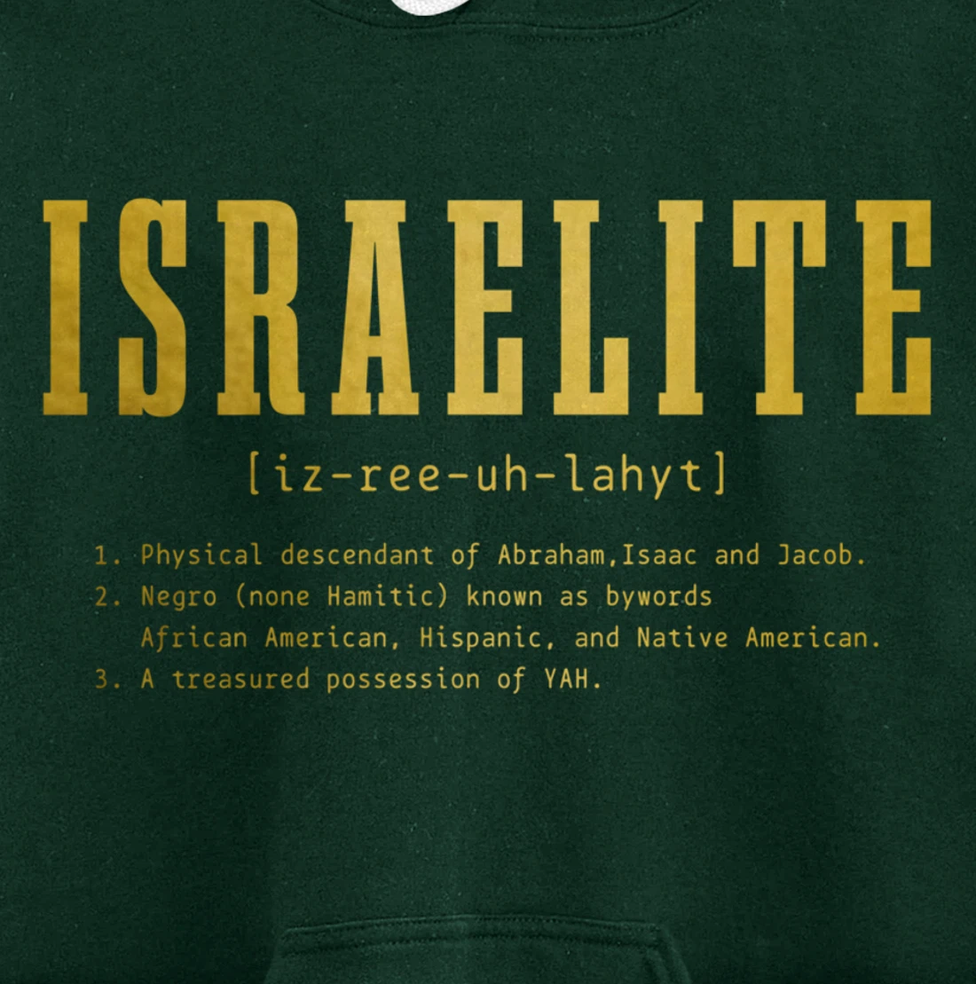 Israelite Definition Hebrew Judah Israel Pullover Hoodie