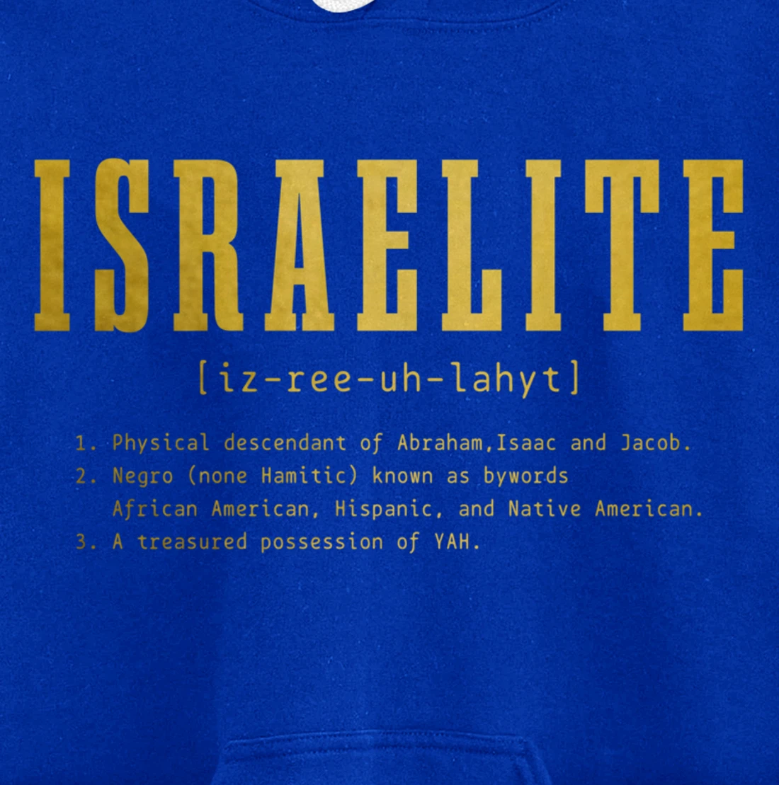 Israelite Definition Hebrew Judah Israel Pullover Hoodie