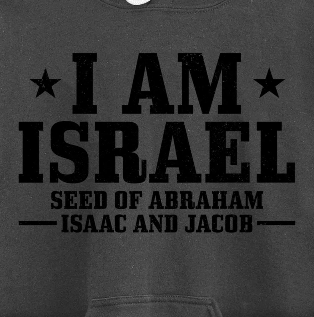 Israelite Hebrew Judah I Am Israel Seed Of Abraham Pullover Hoodie
