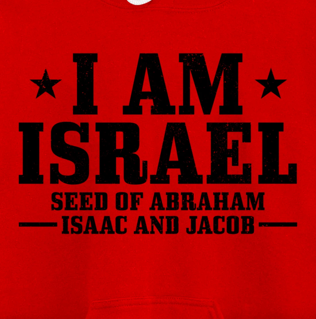 Israelite Hebrew Judah I Am Israel Seed Of Abraham Pullover Hoodie