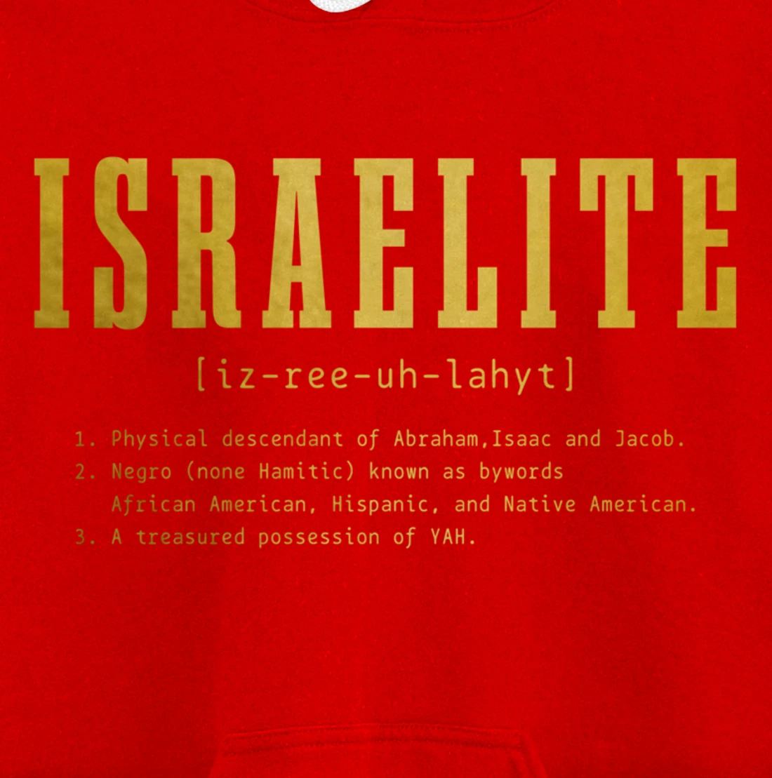 Israelite Definition Hebrew Judah Israel Pullover Hoodie