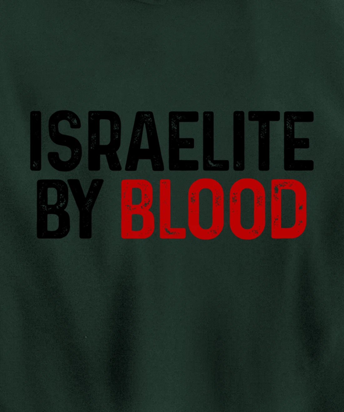 Israelite By Blood Hebrew Judah Yah Israel Pullover Hoodie