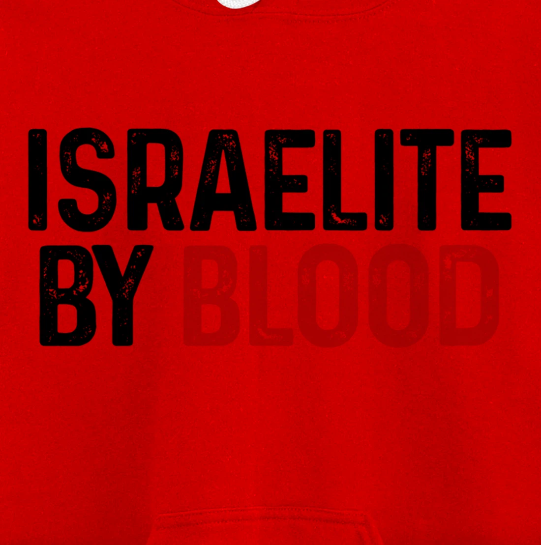 Israelite By Blood Hebrew Judah Yah Israel Pullover Hoodie