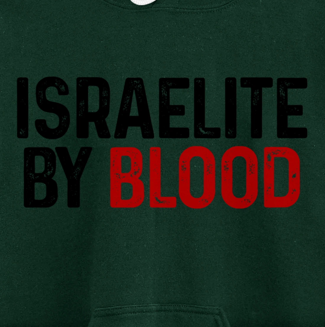 Israelite By Blood Hebrew Judah Yah Israel Pullover Hoodie