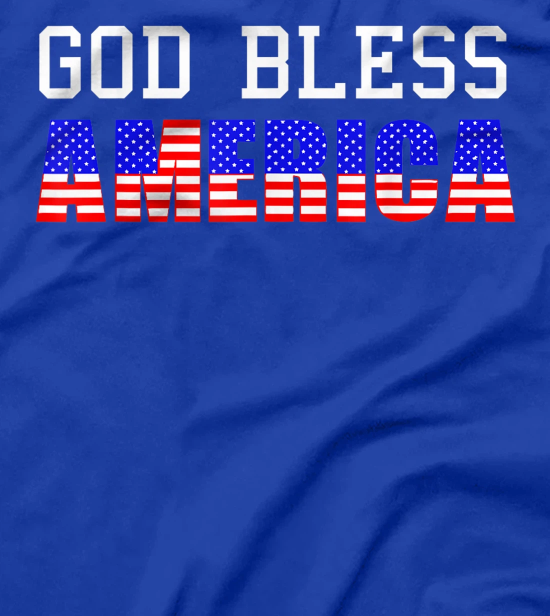 Womens God Bless America T-Shirt