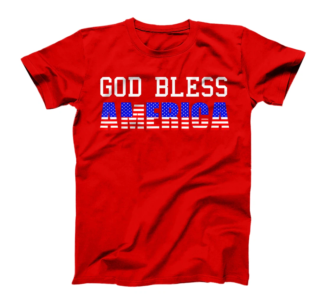 Womens God Bless America T-Shirt