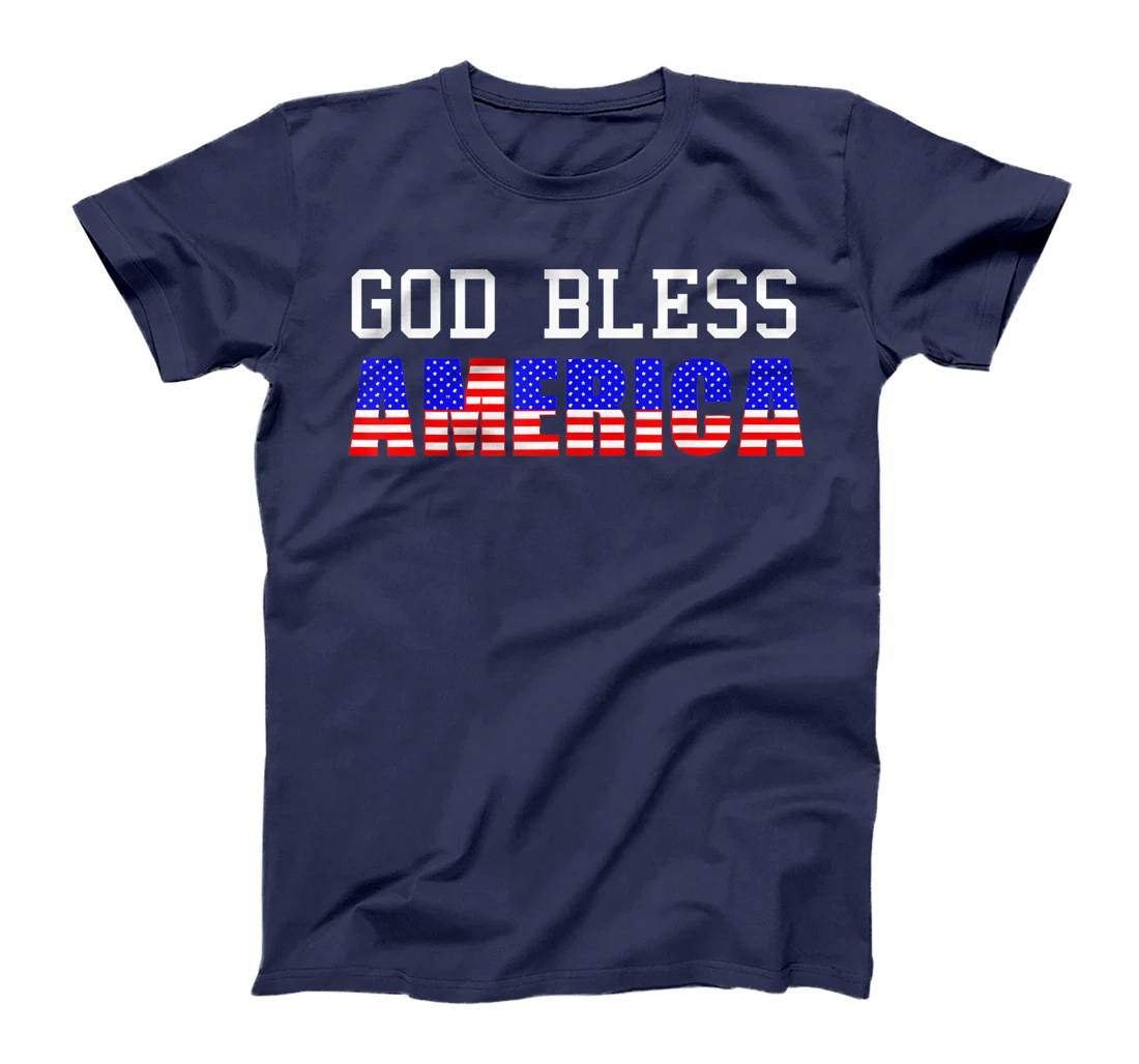 Womens God Bless America T-Shirt