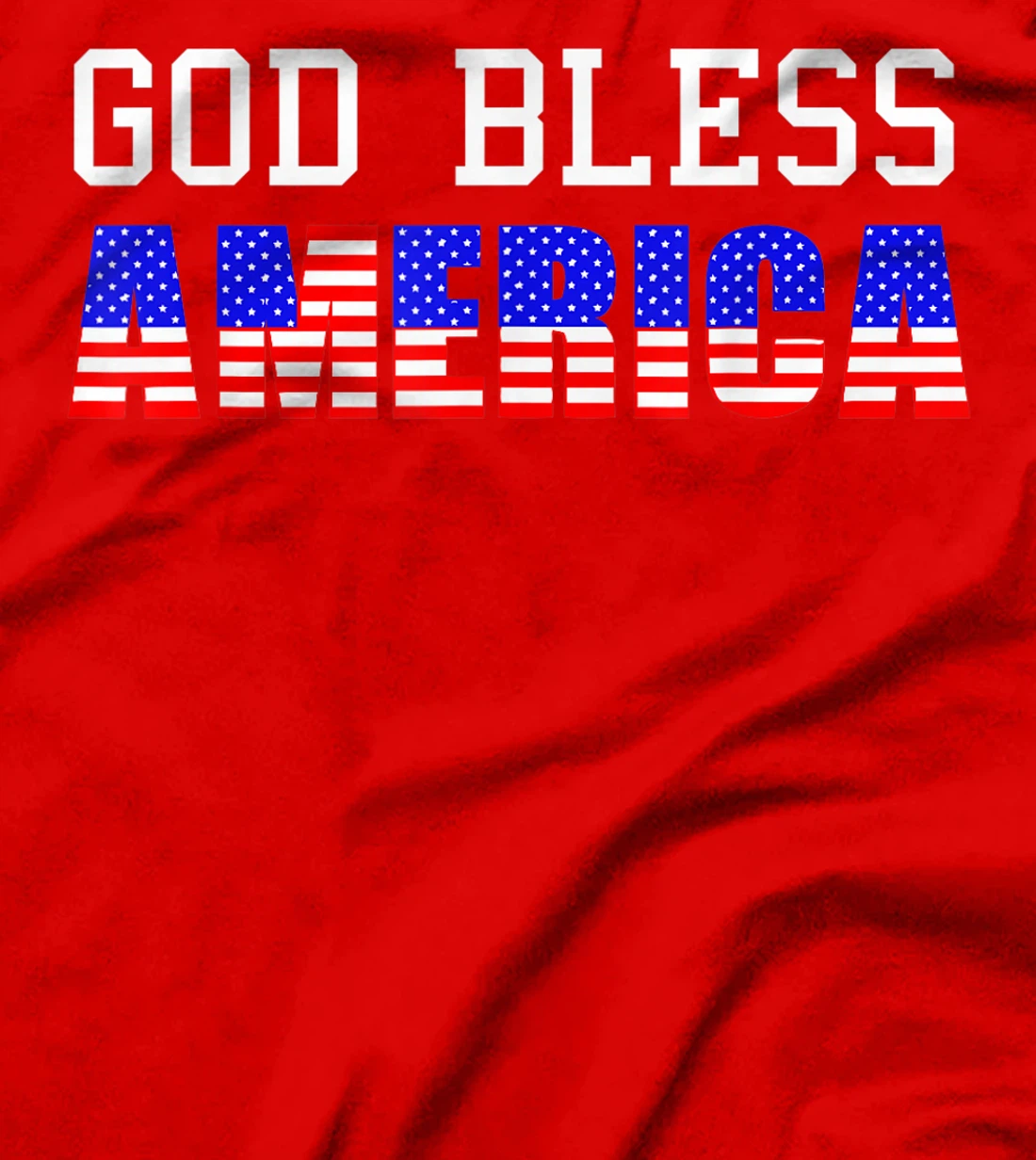 Womens God Bless America T-Shirt