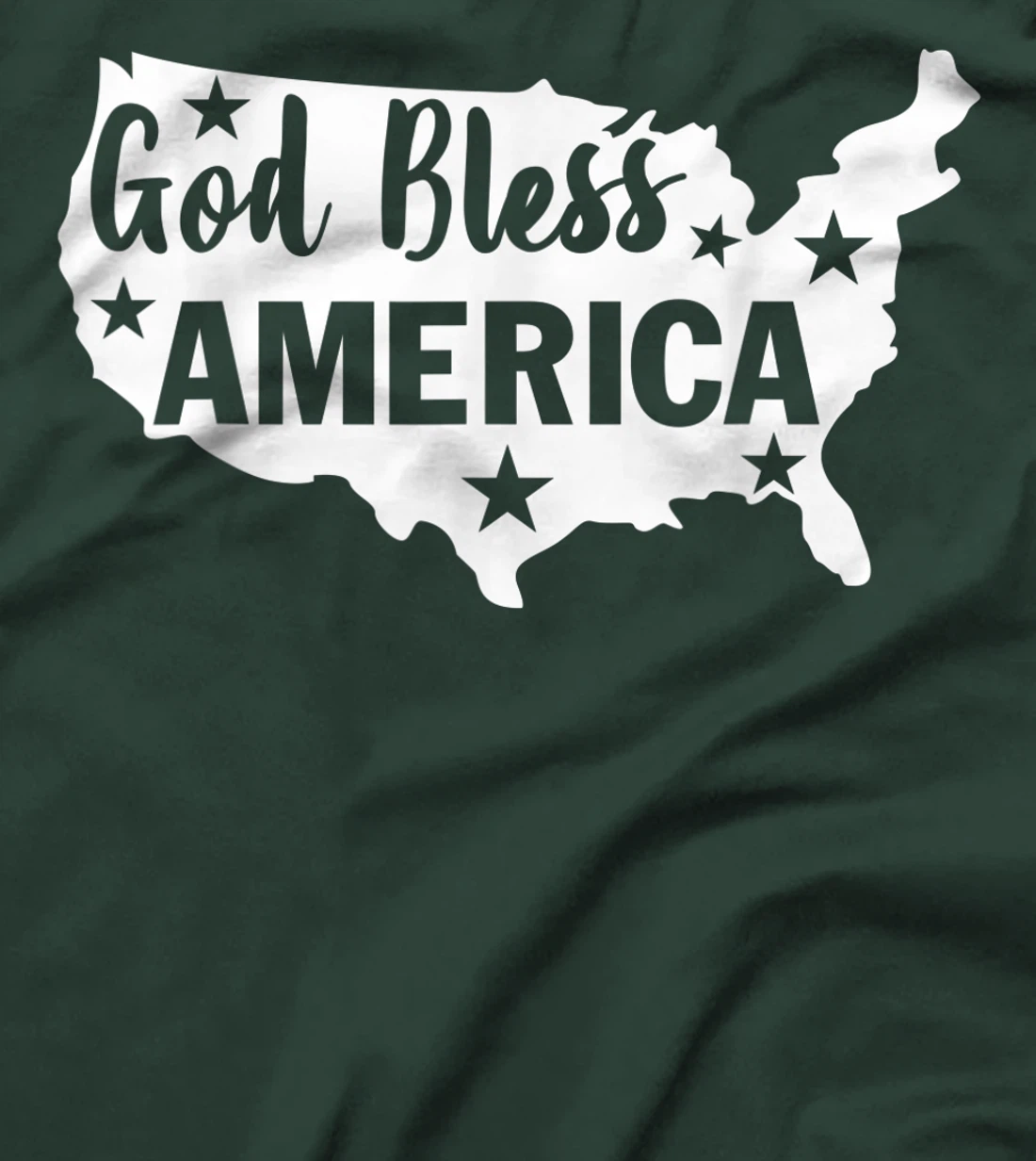 God Bless America 4th Of July USA American Patriotic T-Shirt