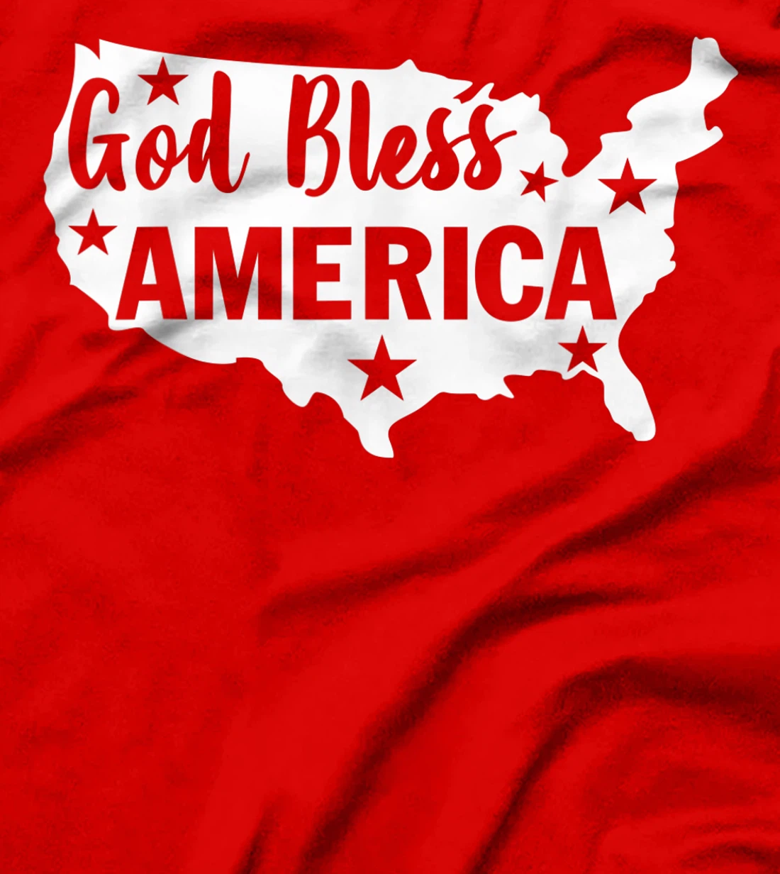 God Bless America 4th Of July USA American Patriotic T-Shirt