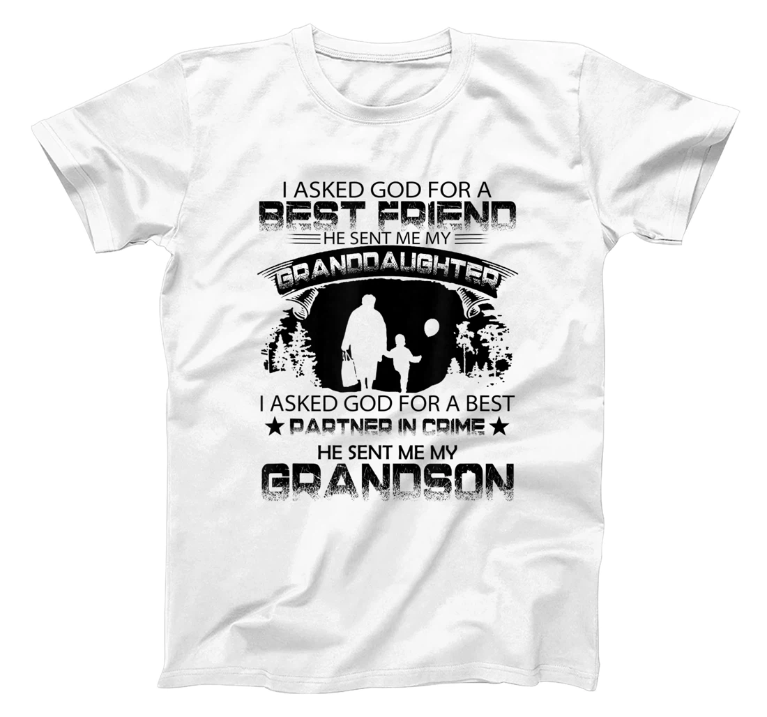 I Asked God For a Best Friend, granny inspirational tee T-Shirt