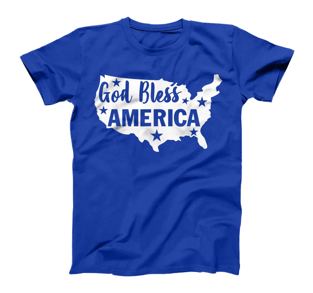 God Bless America 4th Of July USA American Patriotic T-Shirt
