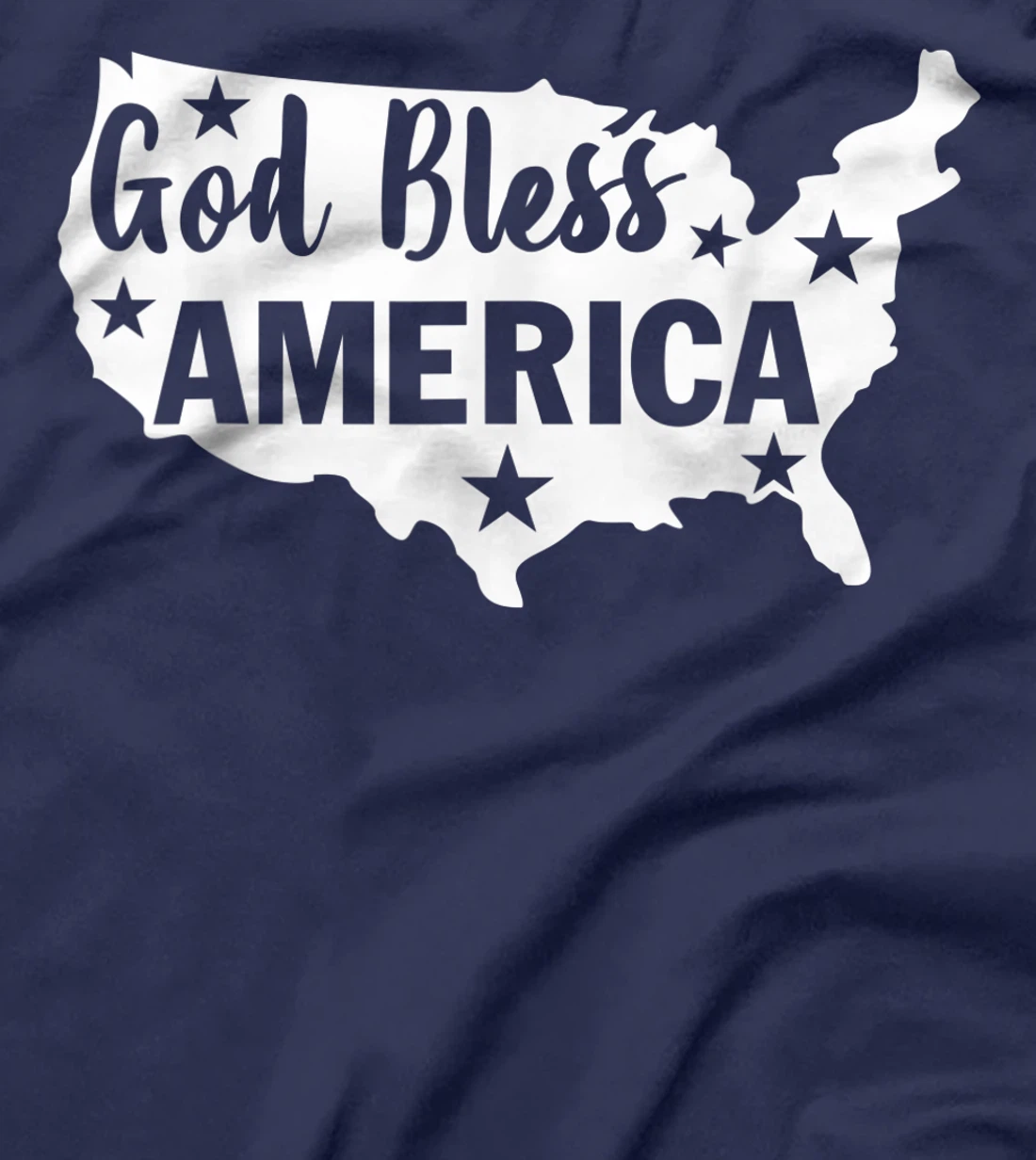 God Bless America 4th Of July USA American Patriotic T-Shirt