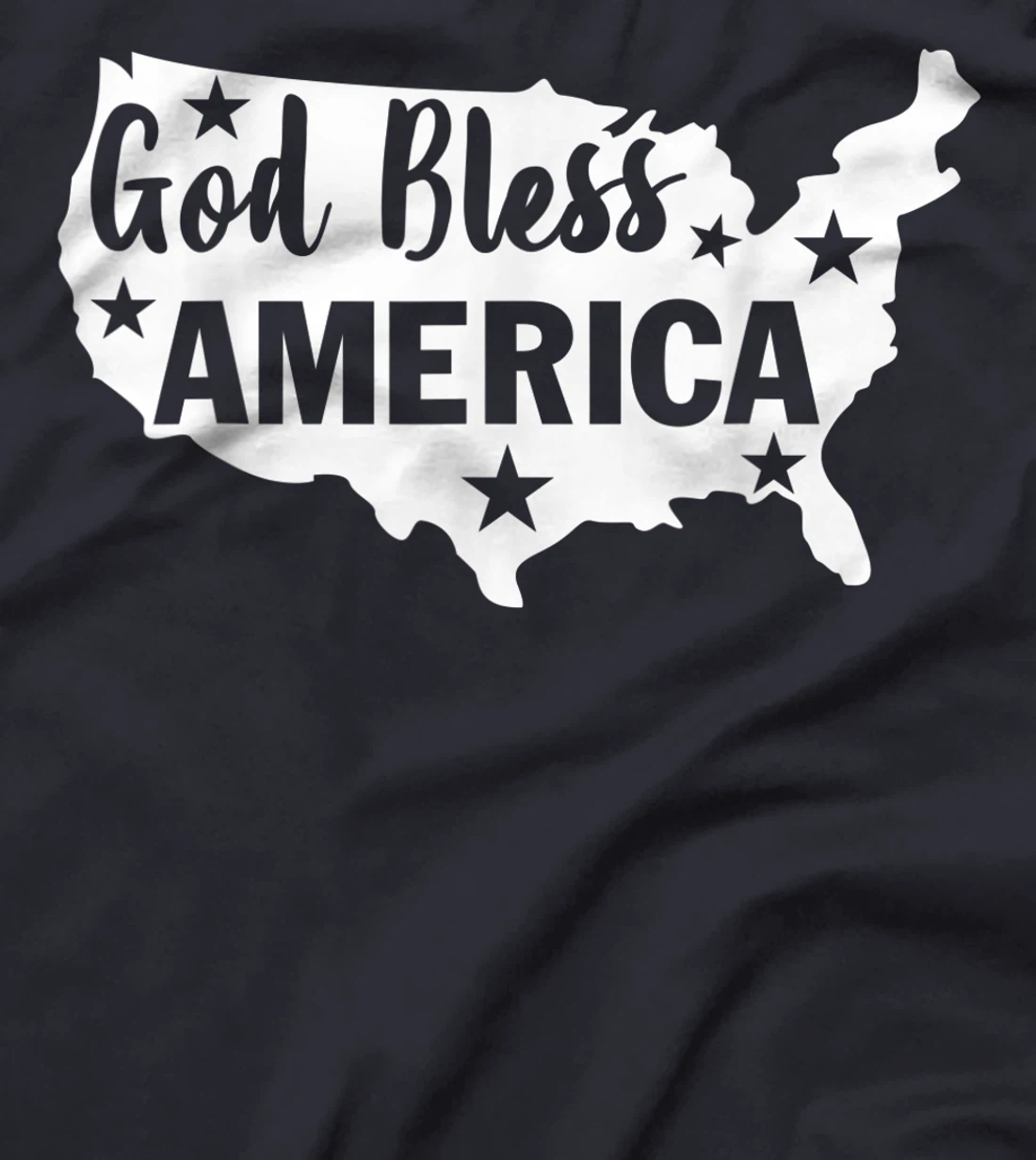 God Bless America 4th Of July USA American Patriotic T-Shirt