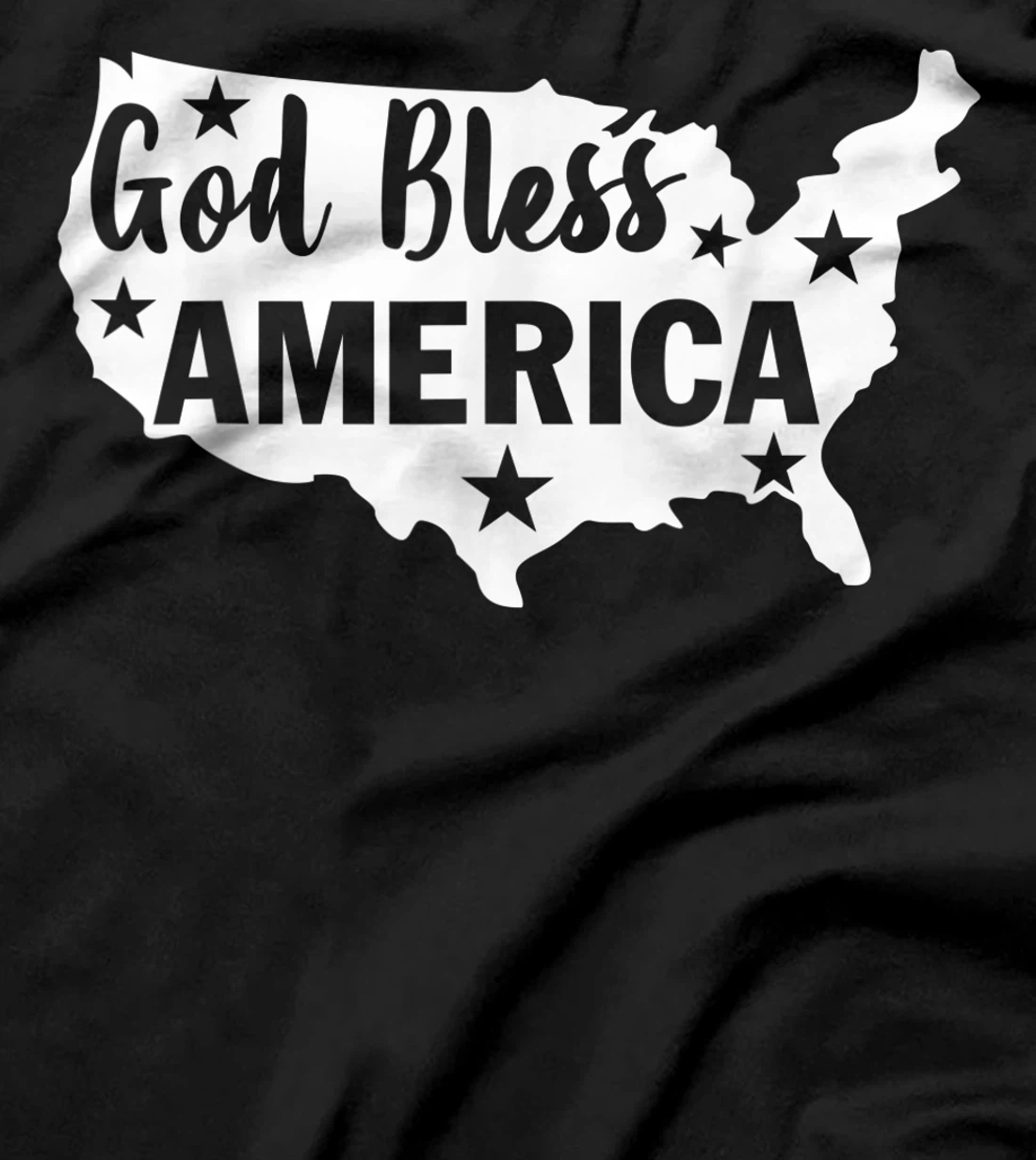 God Bless America 4th Of July USA American Patriotic T-Shirt