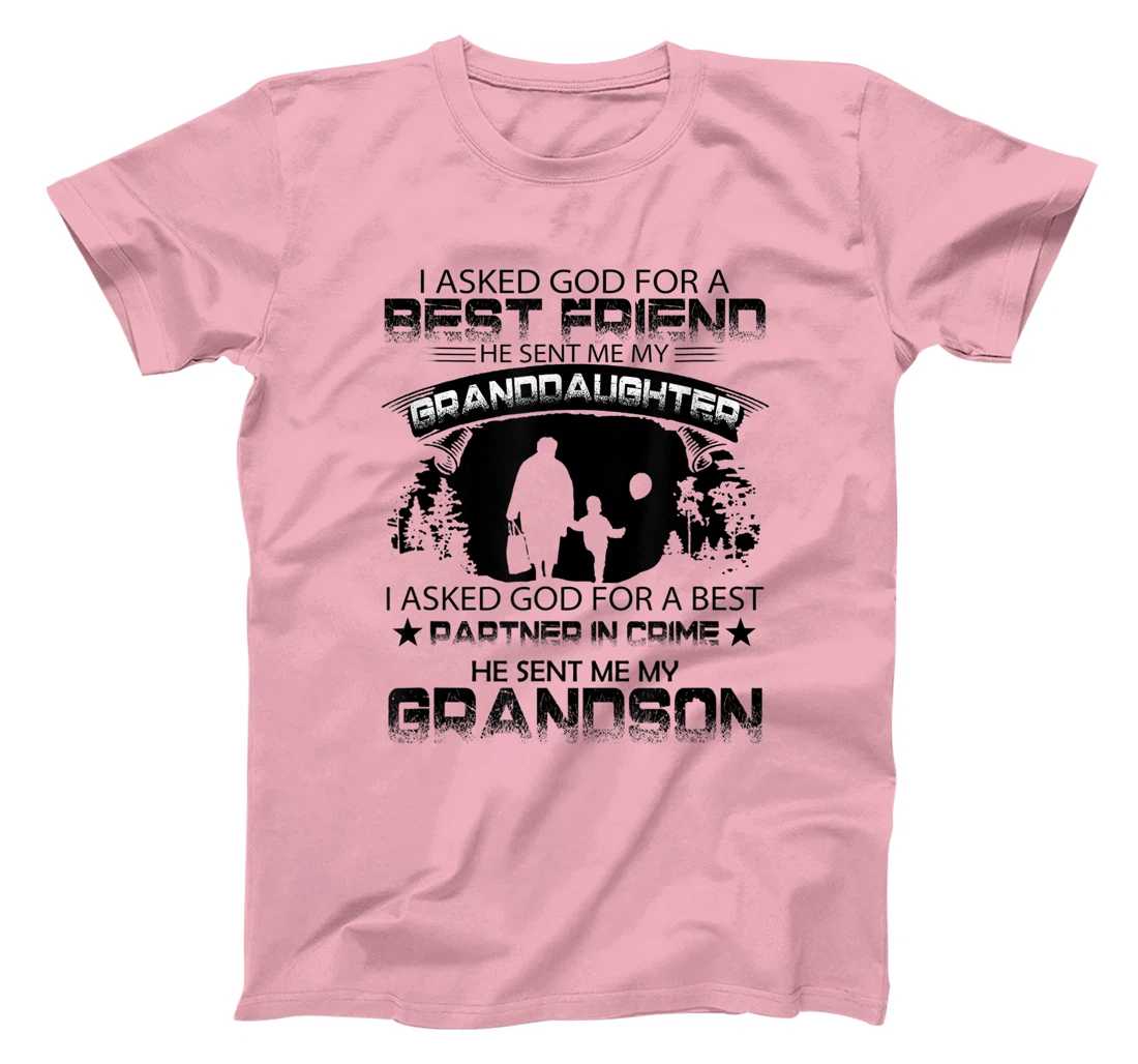 I Asked God For a Best Friend, granny inspirational tee T-Shirt