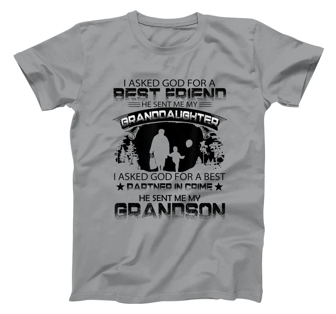 I Asked God For a Best Friend, granny inspirational tee T-Shirt