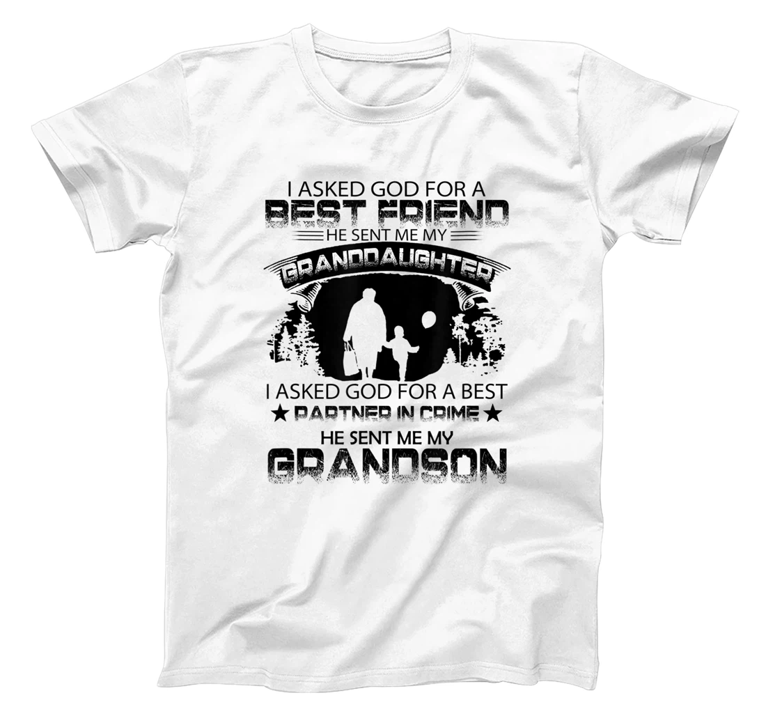 I Asked God For a Best Friend, granny inspirational tee T-Shirt