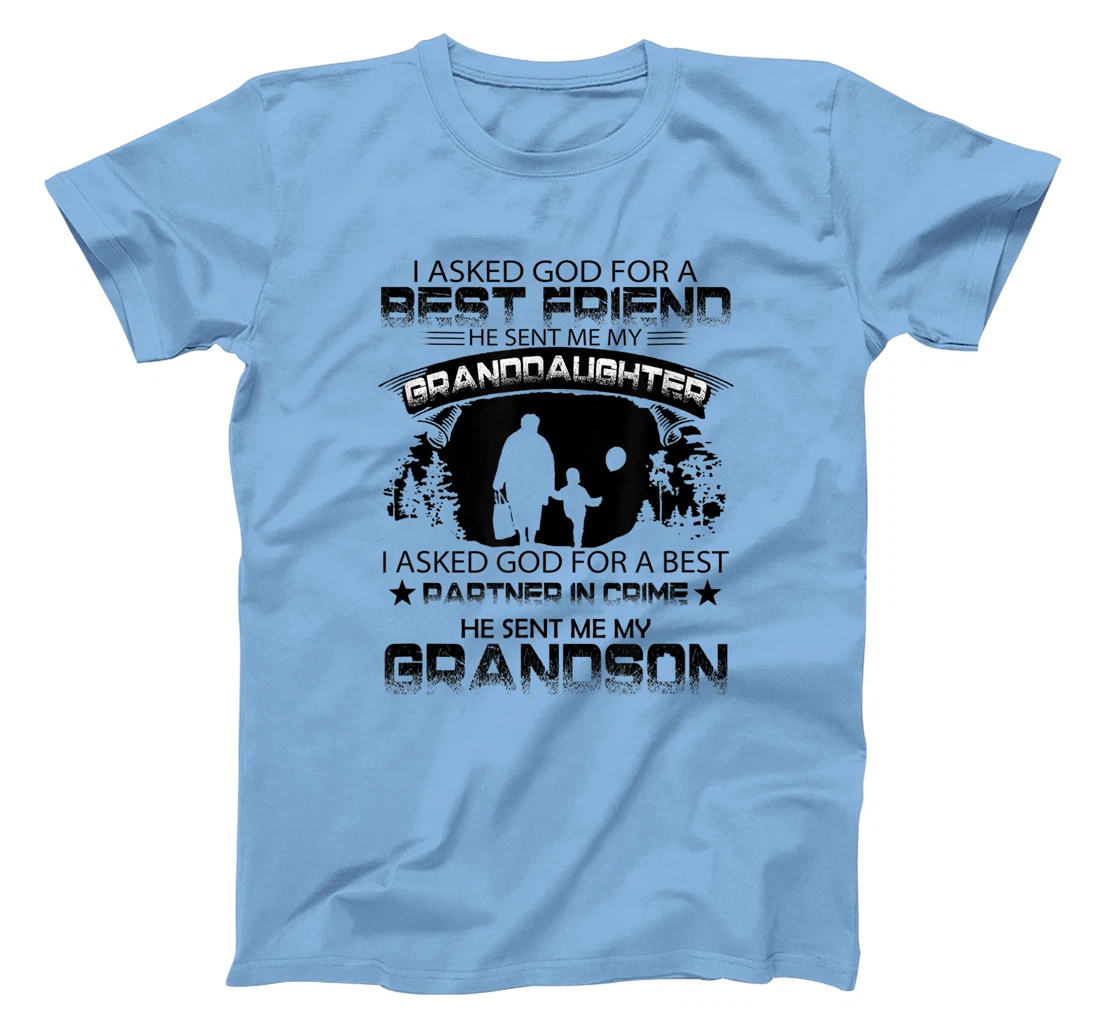 I Asked God For a Best Friend, granny inspirational tee T-Shirt