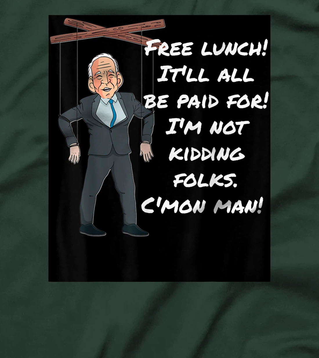 Womens Biden Free Lunch Anti Biden Lied Trump Impeach Biden T-Shirt