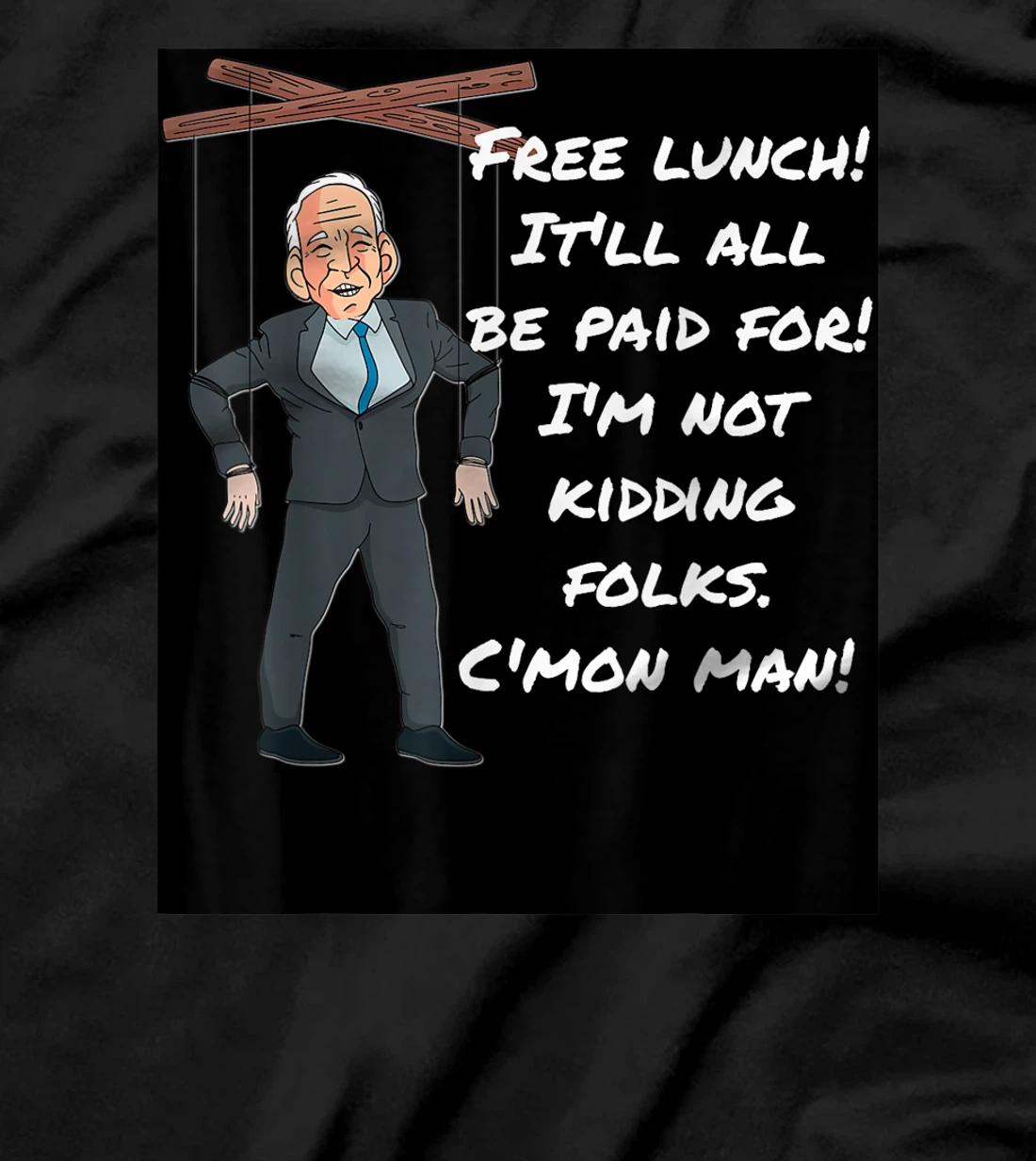 Womens Biden Free Lunch Anti Biden Lied Trump Impeach Biden T-Shirt