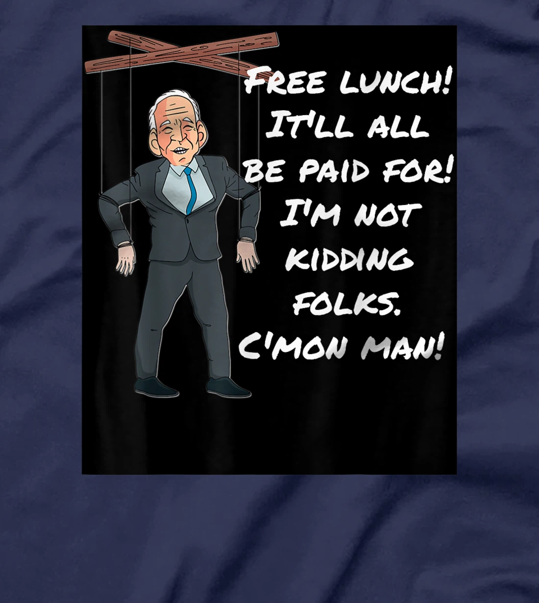 Womens Biden Free Lunch Anti Biden Lied Trump Impeach Biden T-Shirt