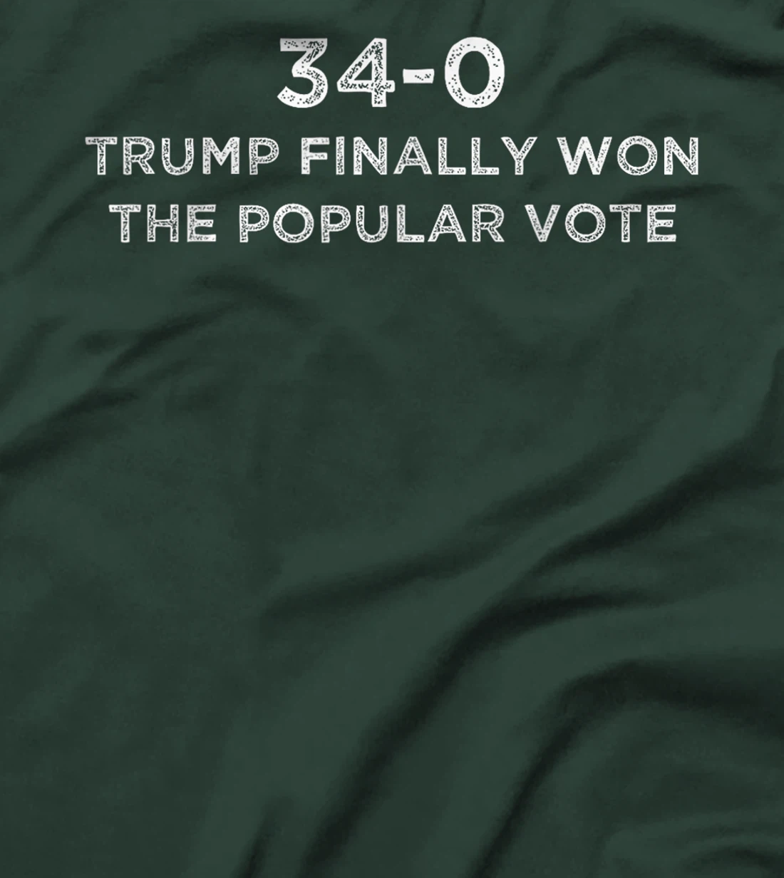 Finally Won The Popular Vote 34-0 Trump 2024 Convicted Felon T-Shirt
