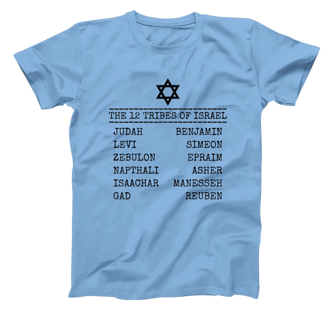 Hebrew Israelite 12 Tribes Of Israel Jew Jewish T-Shirt