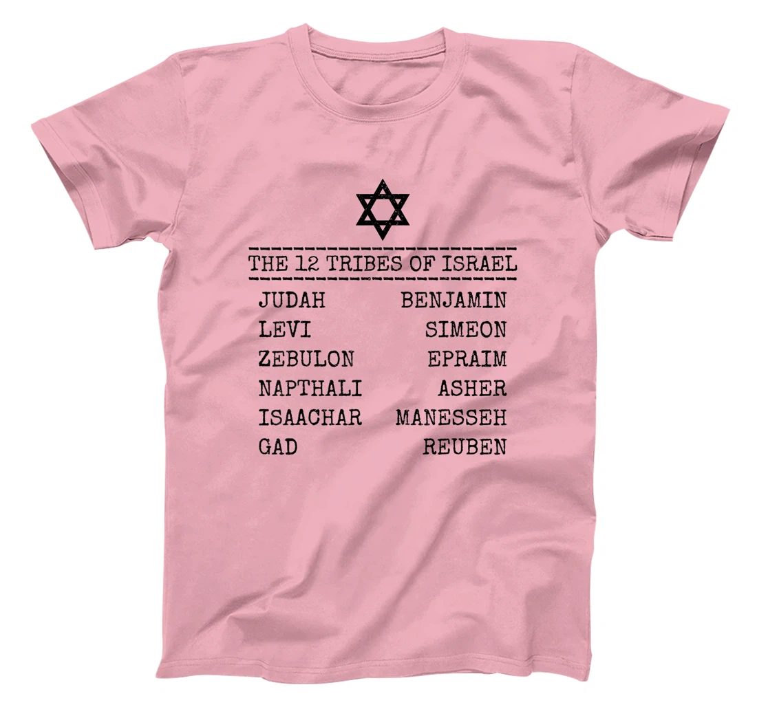 Hebrew Israelite 12 Tribes Of Israel Jew Jewish T-Shirt