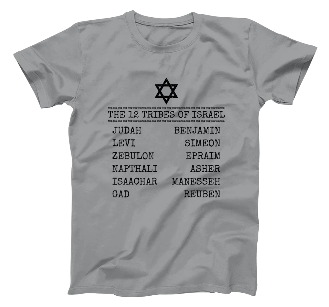 Hebrew Israelite 12 Tribes Of Israel Jew Jewish T-Shirt