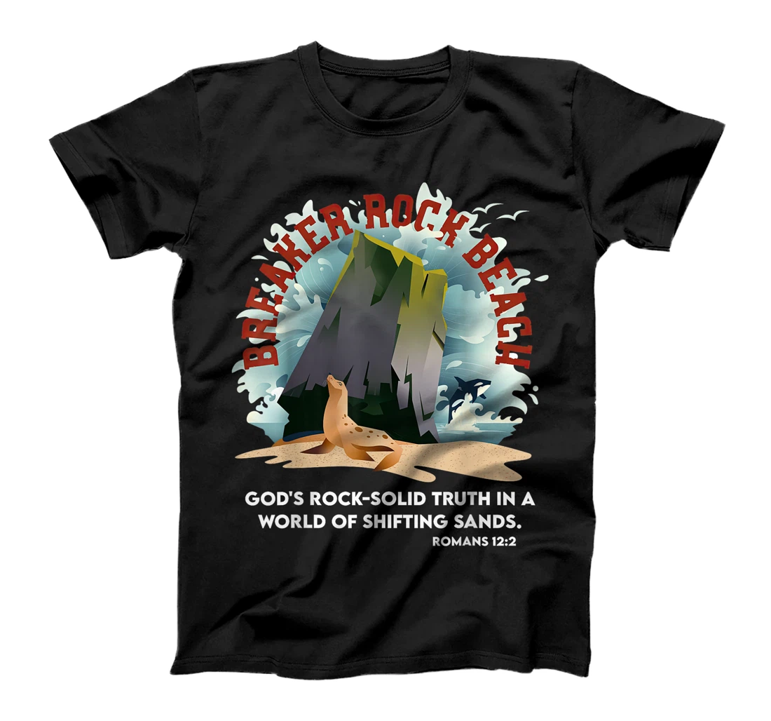 Breaker Rock Beach Gods Rock Solid Truth In A World VBS 2024 T-Shirt