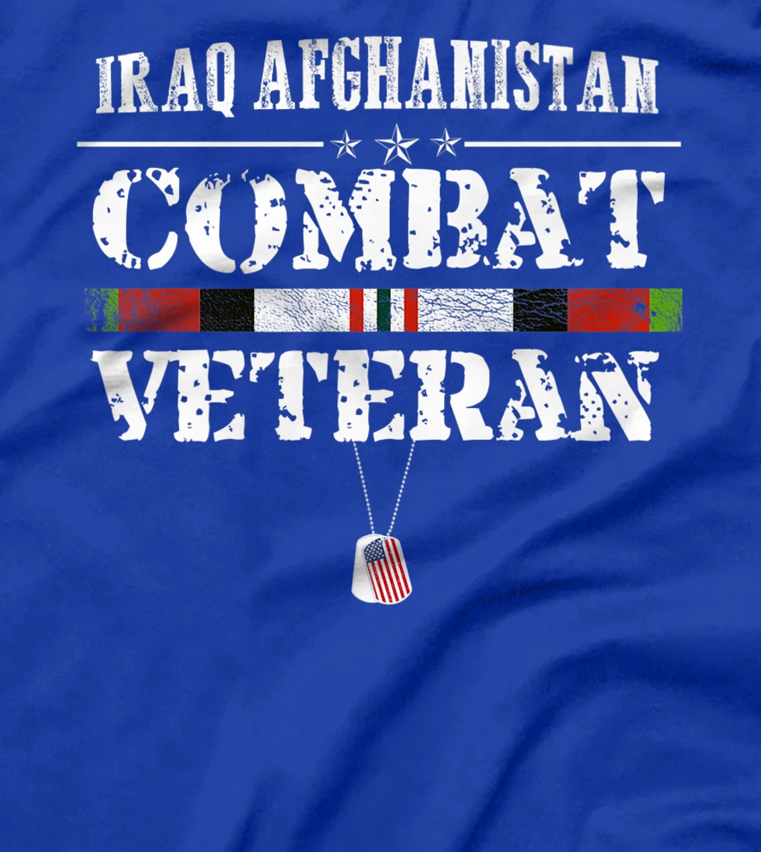 Iraq Afghanistan Combat Veteran Proud Army Military Vintage Premium T-Shirt