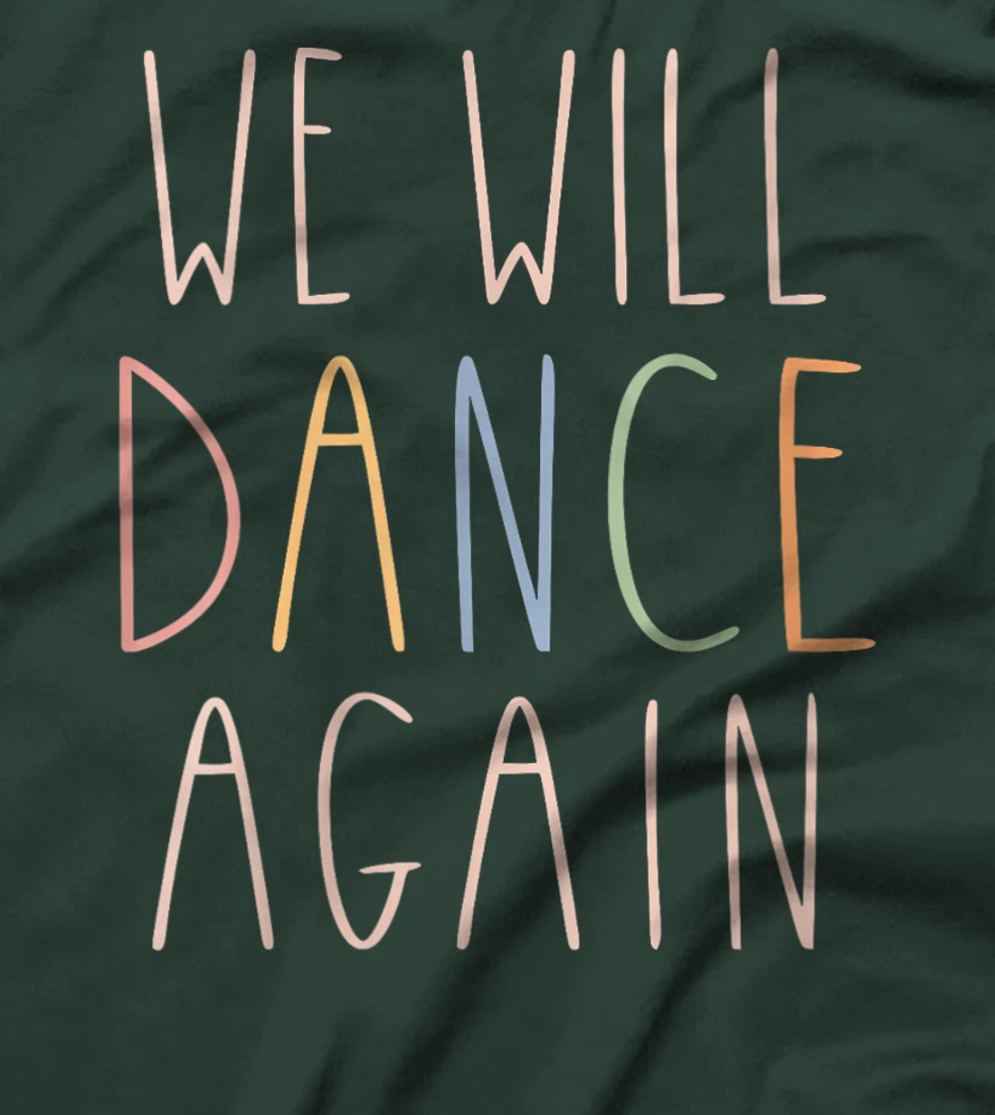 Womens We Will Dance Again Jewish Israel T-Shirt