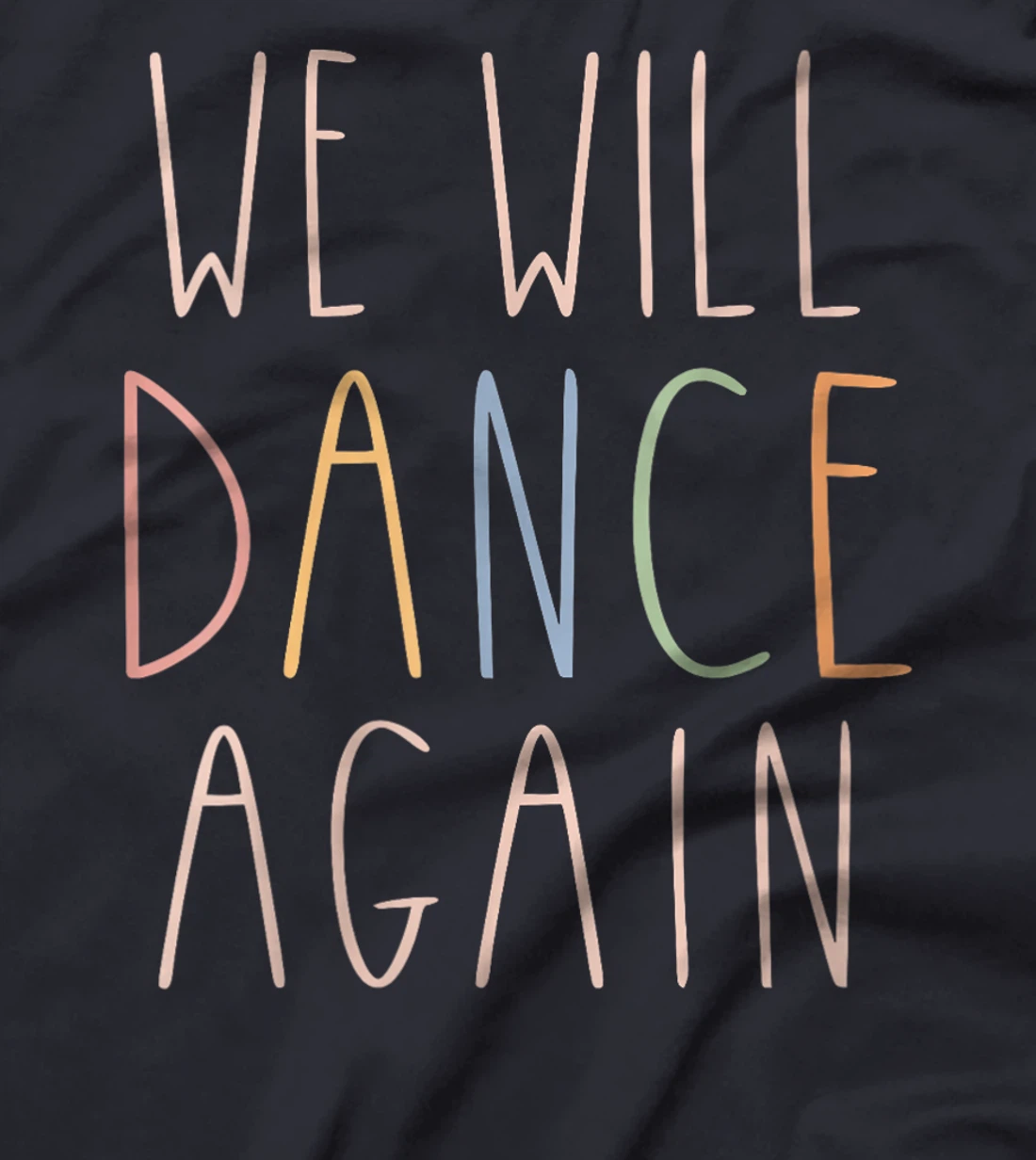 Womens We Will Dance Again Jewish Israel T-Shirt