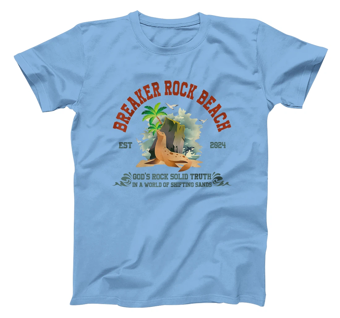 Breaker Rock Beach VBS 2024 Christian God's Rock Solid Truth Premium T-Shirt