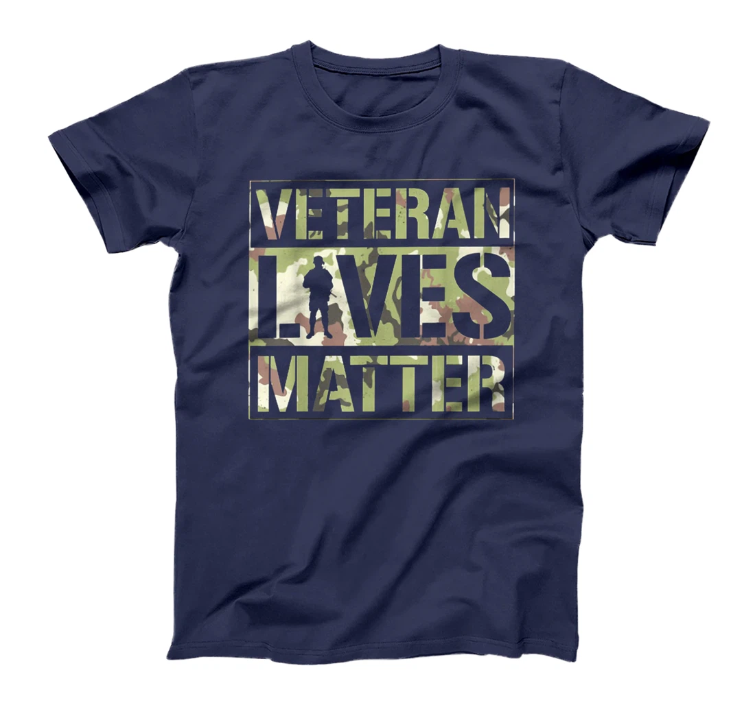 Veteran Lives Matter Camo Veteran Lives Matter T-Shirt