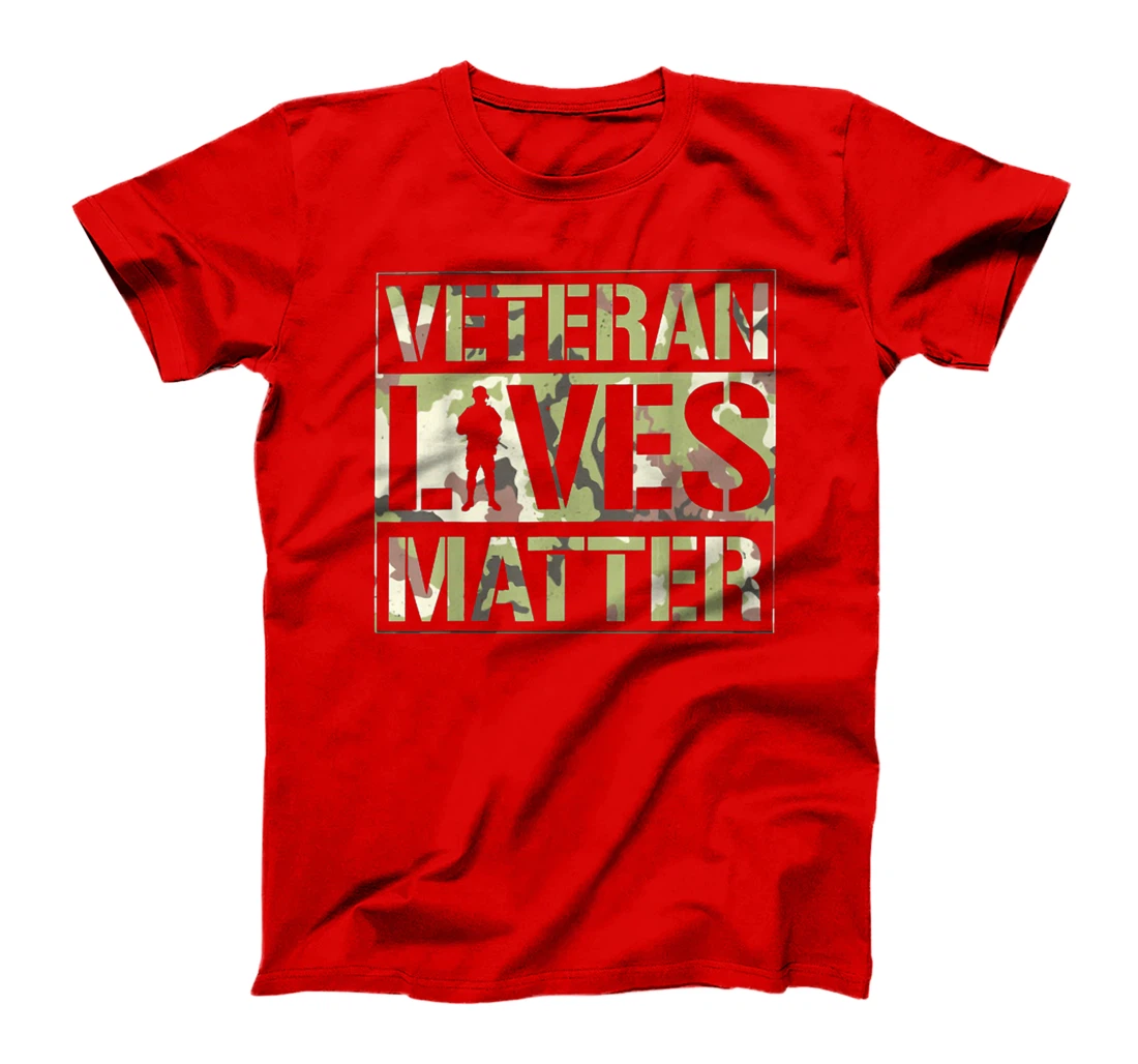 Veteran Lives Matter Camo Veteran Lives Matter T-Shirt