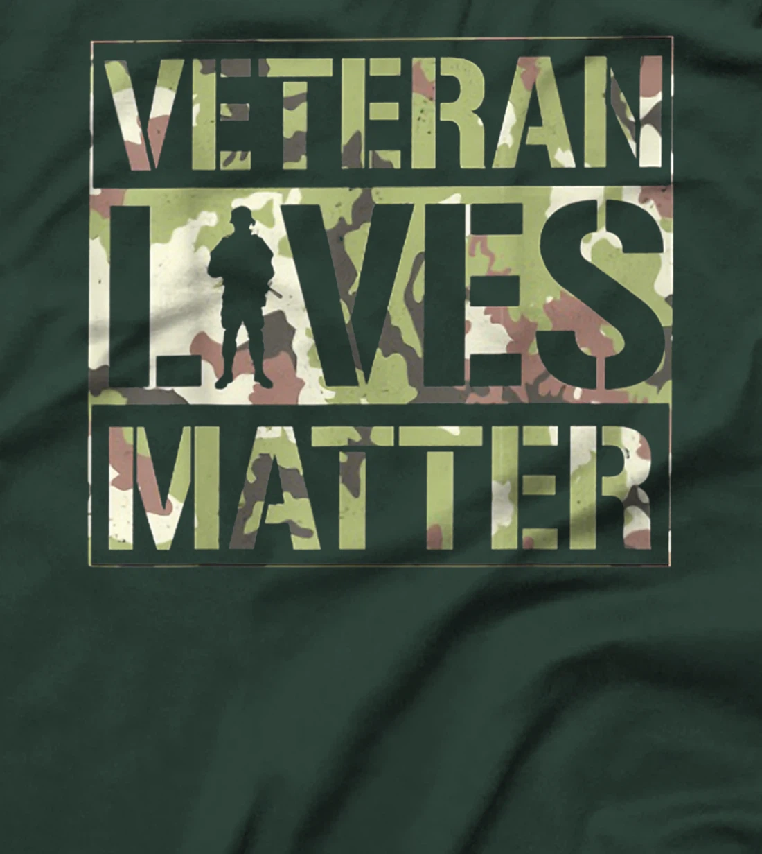 Veteran Lives Matter Camo Veteran Lives Matter T-Shirt