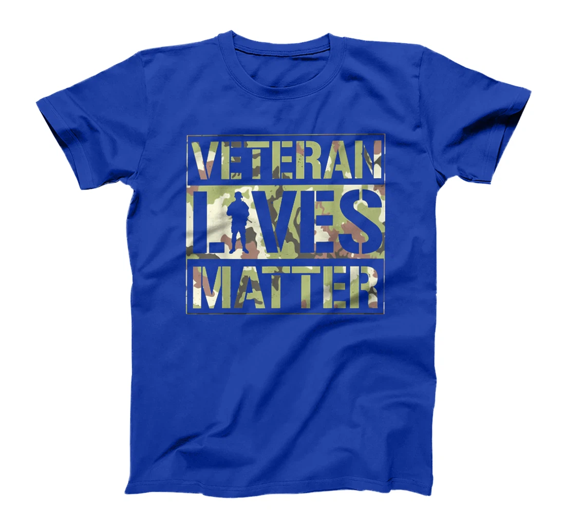 Veteran Lives Matter Camo Veteran Lives Matter T-Shirt