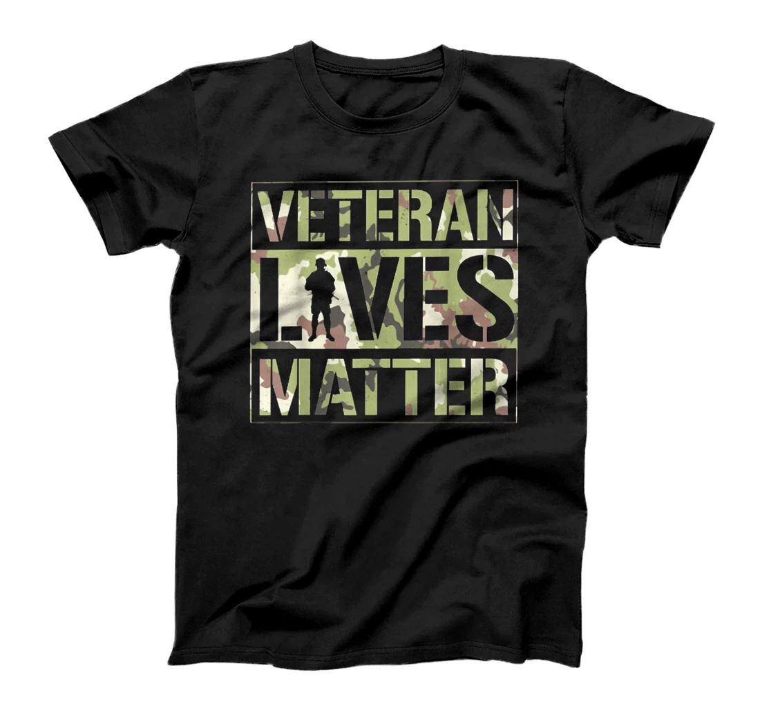 Veteran Lives Matter Camo Veteran Lives Matter T-Shirt