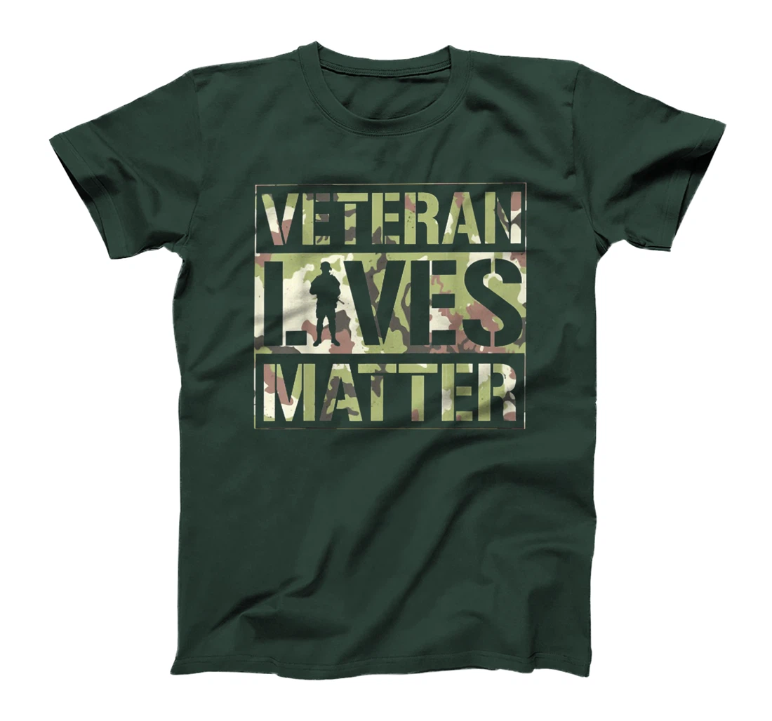 Veteran Lives Matter Camo Veteran Lives Matter T-Shirt