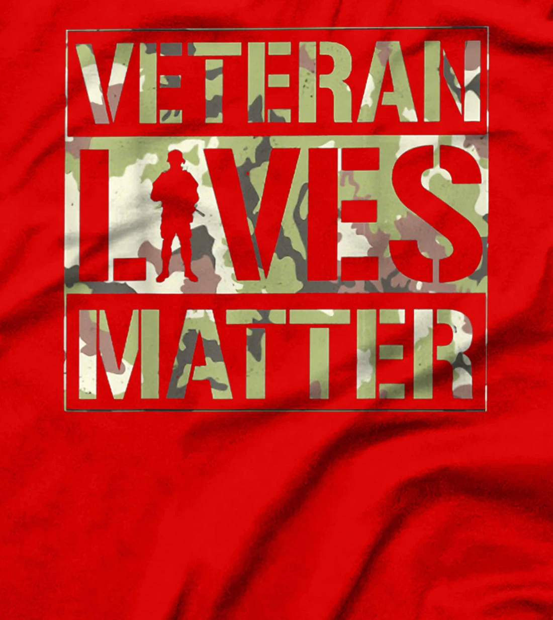 Veteran Lives Matter Camo Veteran Lives Matter T-Shirt