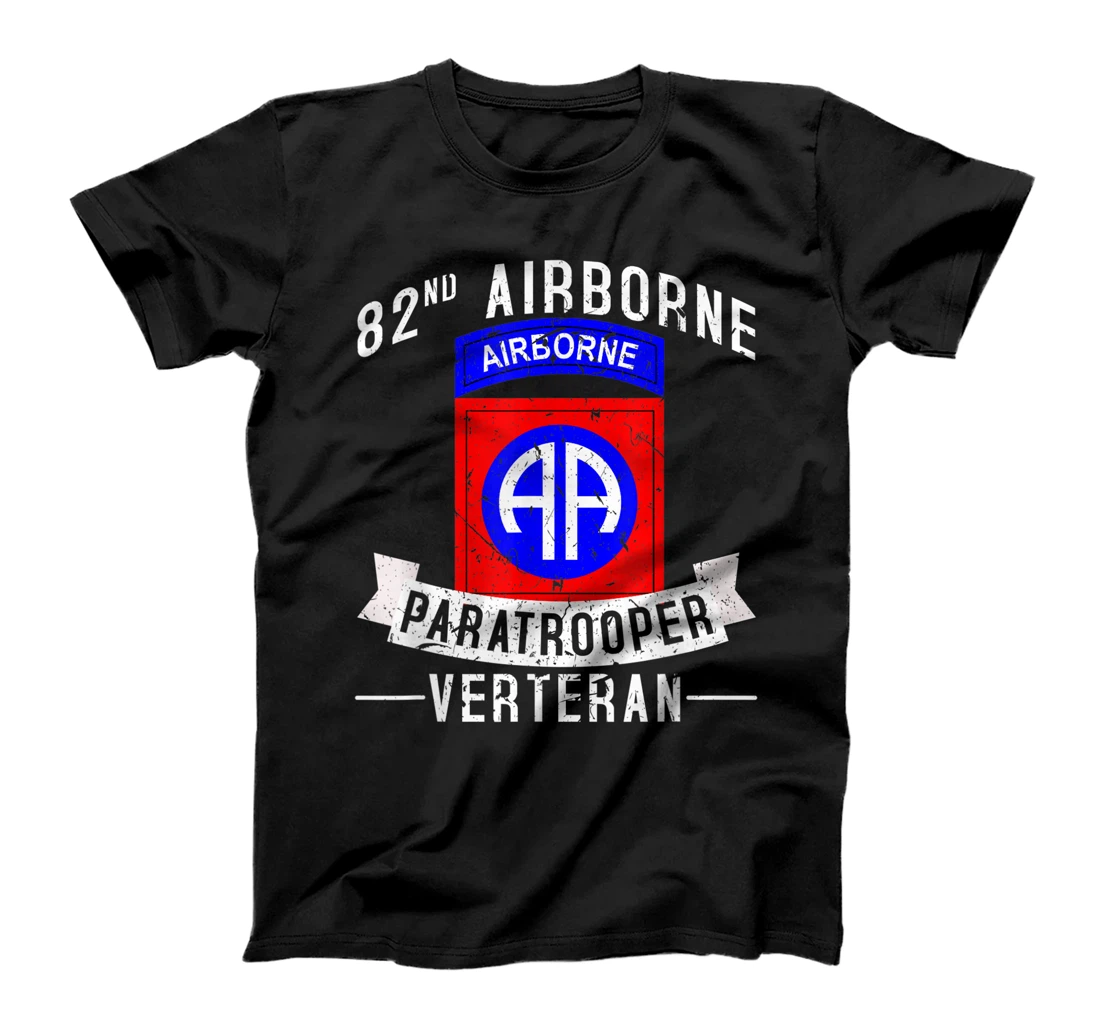 82nd Airborne Division Paratrooper Army Veteran T-Shirt