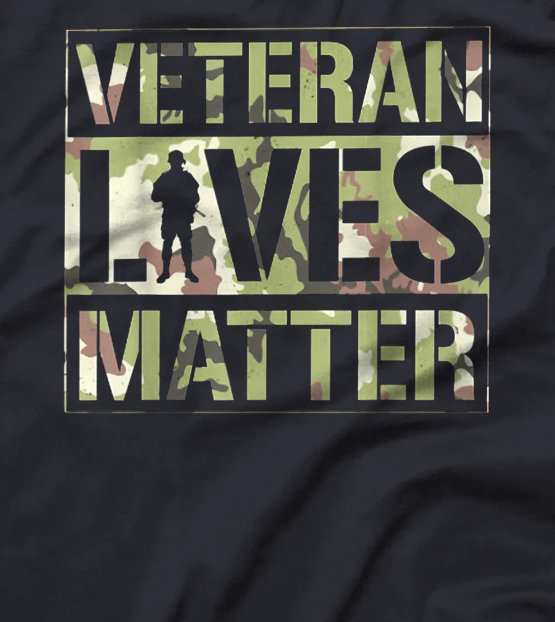 Veteran Lives Matter Camo Veteran Lives Matter T-Shirt