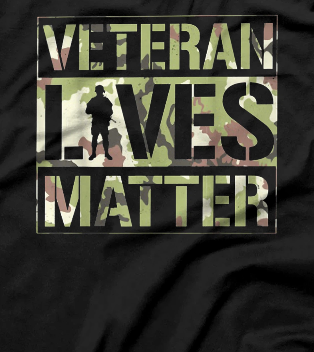 Veteran Lives Matter Camo Veteran Lives Matter T-Shirt