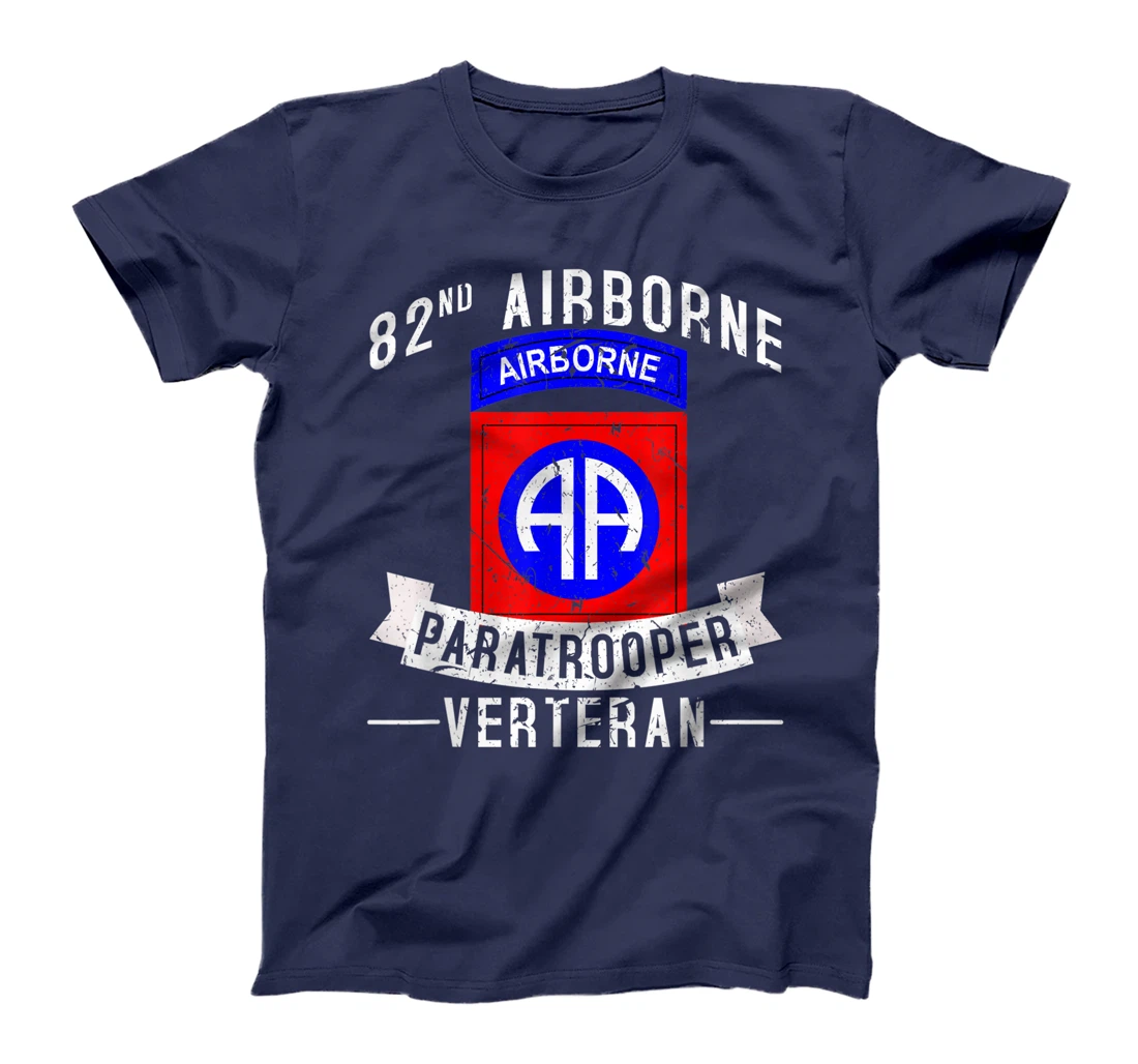 82nd Airborne Division Paratrooper Army Veteran T-Shirt